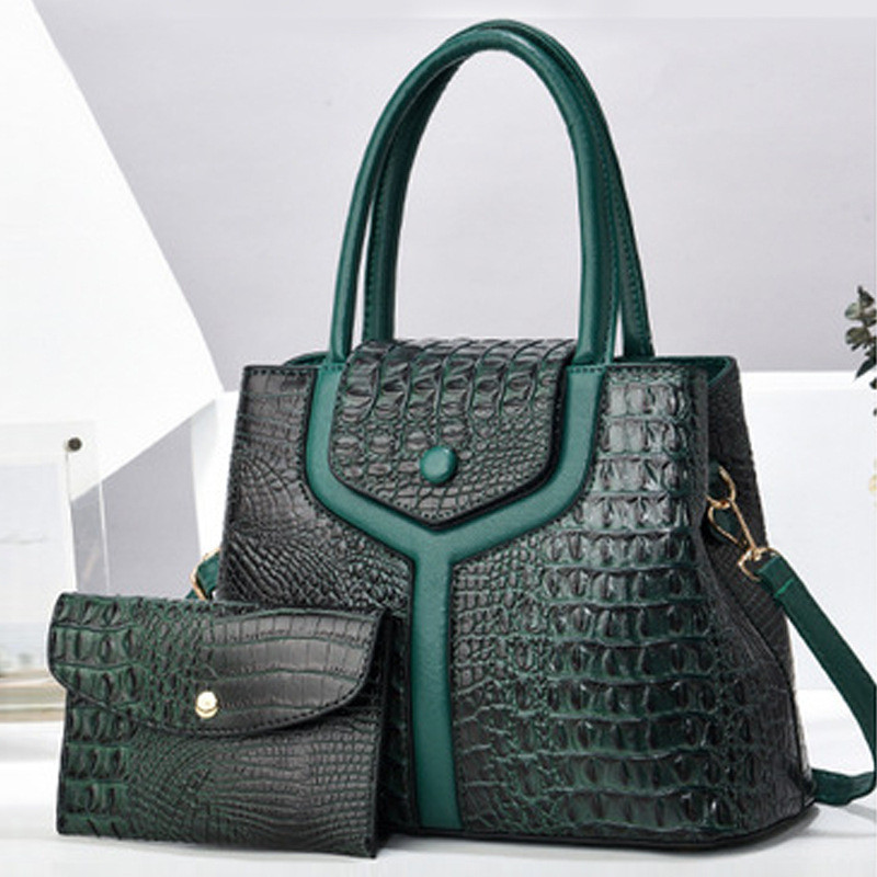 KJ Moda Feminina Bolsa Bolsa Bolsa Bolsa de Ombro de Couro PU Bolsa Feminina Bolsa Feminina Bolsa Criança Mãe Bolsa Padr – foto na Shopee Brasil