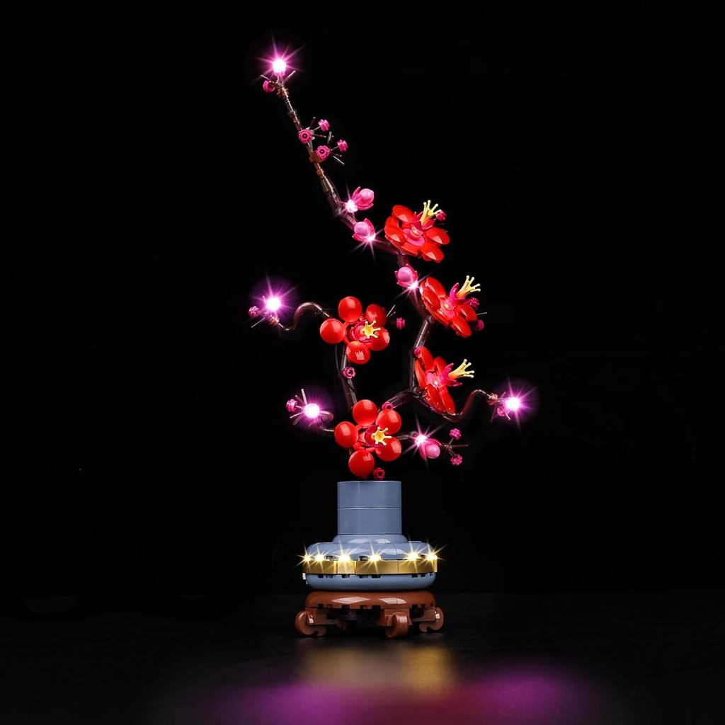 Kit de Luz Lego Flor de Ameixa BrickSoul, Kit de Luz Led para Lego 10369, Ilumine Seus Legos - SEM Conjunto de Blocos Le – foto na Shopee Brasil