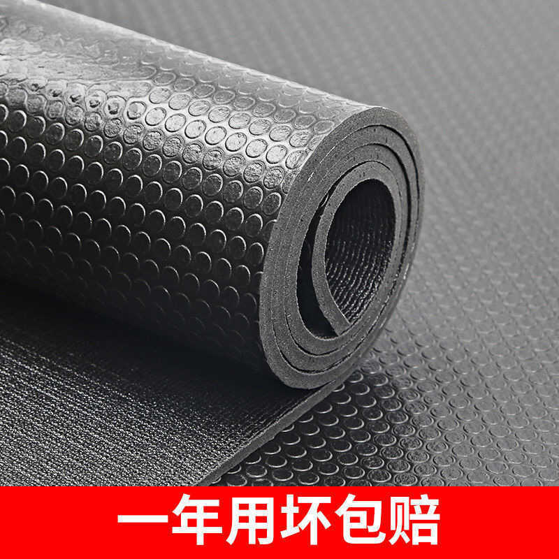 W yoga tapete preto de alta densidade PVC tapete de yoga antiderrapante tapete de yoga doméstico durável tapete de yoga – foto na Shopee Brasil