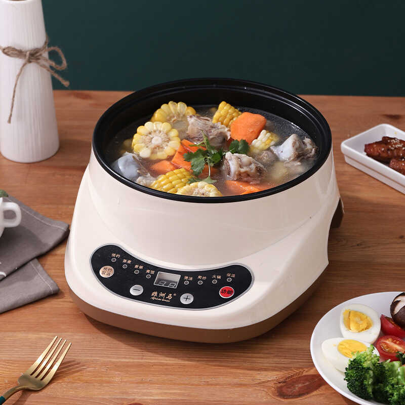 Wok elétrico multifuncional panela quente elétrica panela elétrica dormitório estudantil panela pequena panela elétrica – foto na Shopee Brasil