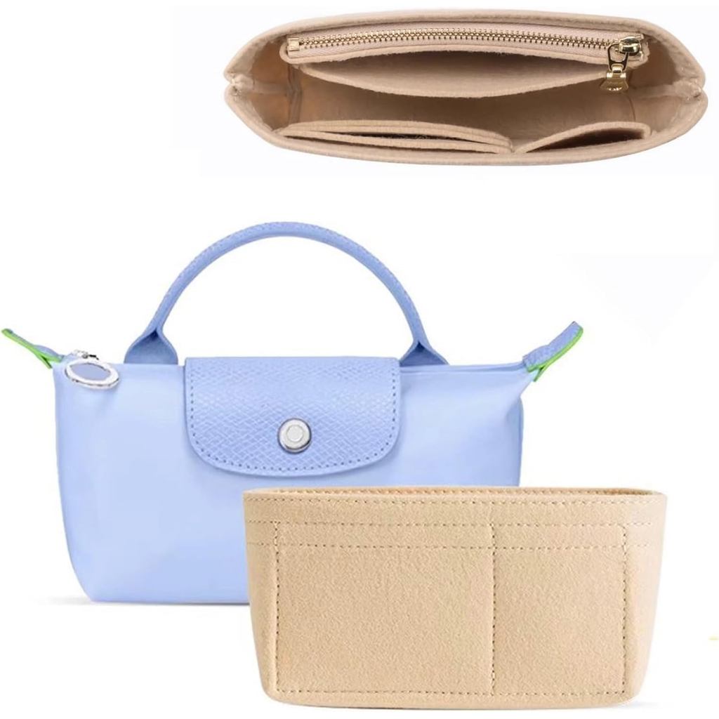 Organizador de Bolsa em Feltro para Longchamp Le Pliage Tote, Organizador de Bolsa Compatível com Bolsa de Ombro Le Plia – foto na Shopee Brasil