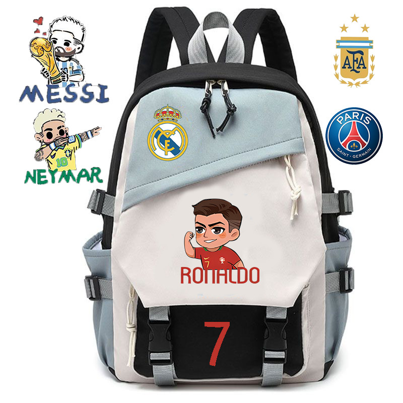 Mochila esportiva de futebol RONALDO Mochila de estudante Juventude Junior High School Campus Mochila juvenil – foto na Shopee Brasil
