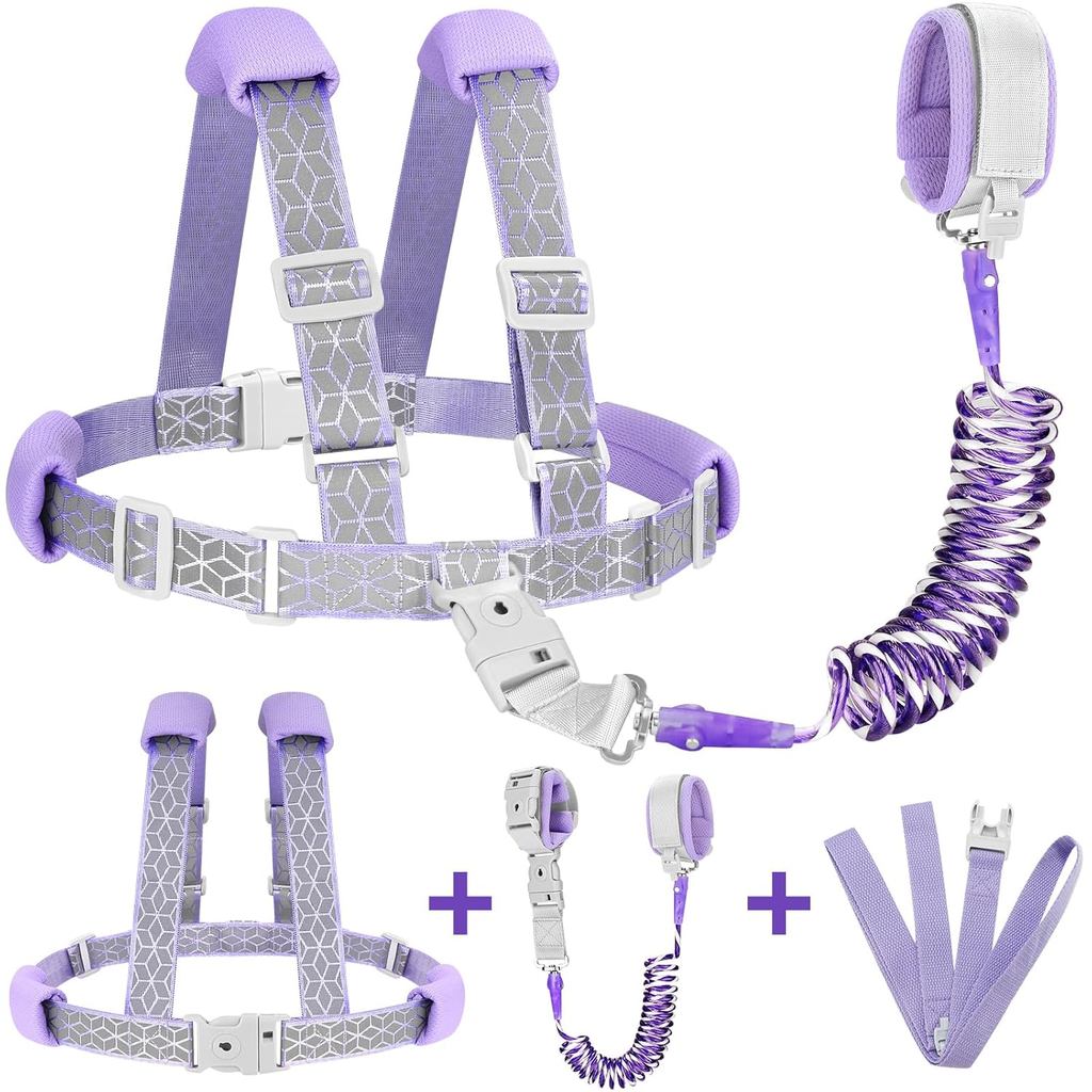 Accmor 3 em 1: Coleira de Segurança para Crianças, Coleira Refletiva com Pulseira Anti-Perda, Coleira de Segurança para – foto na Shopee Brasil