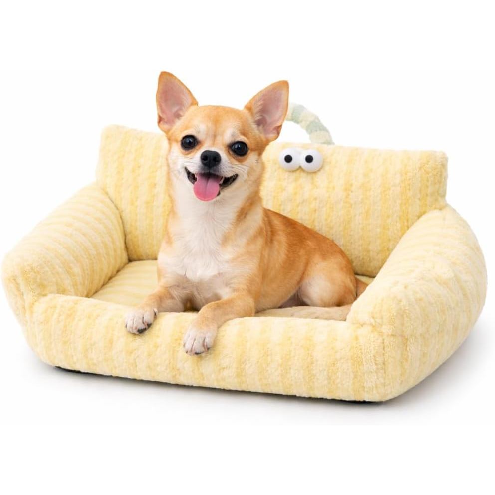 Cama para cão pequeno, cama para gato, cama para cão pequeno, cama para cães, cama para cães pequenos. Amarelo – foto na Shopee Brasil
