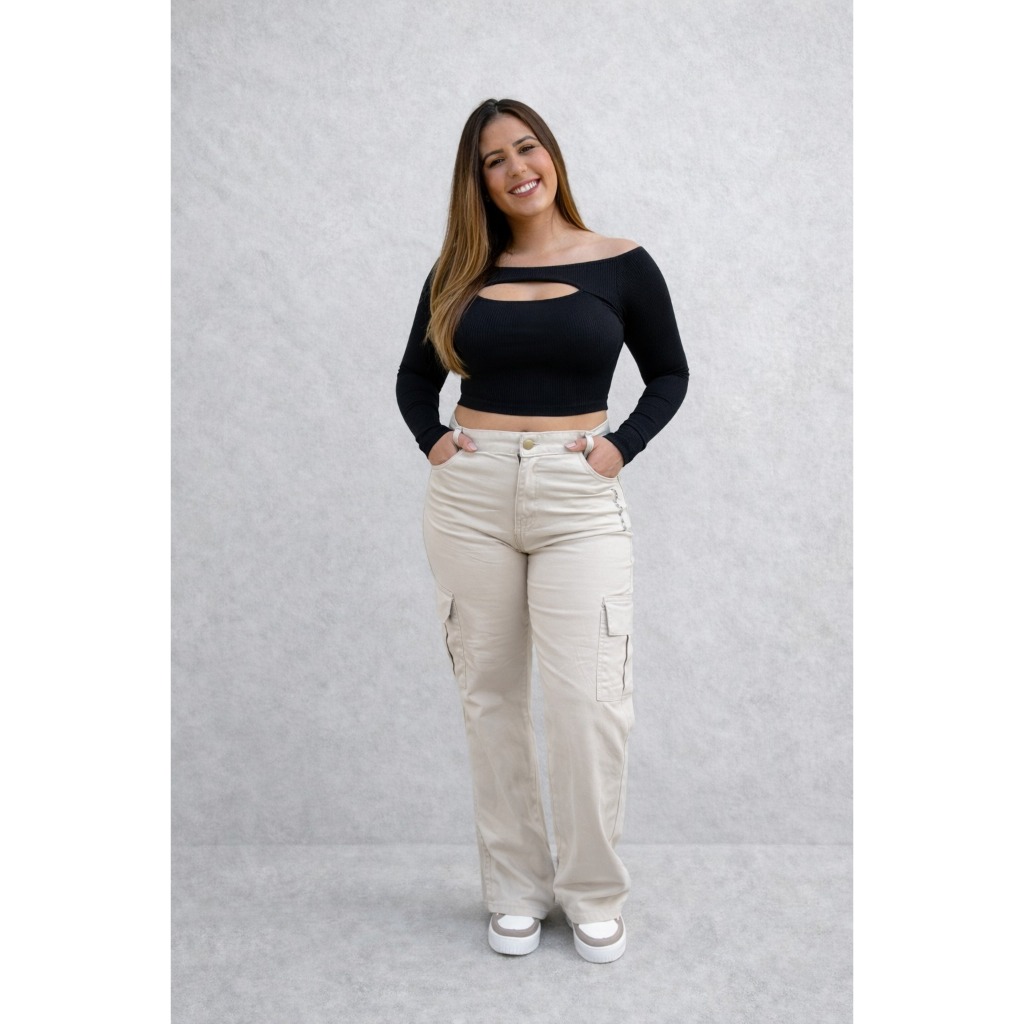 Calça Wide Leg Calça Cargo Calça Jeans Calça Feminina Calça Bege Calça Jeans Clara Calça Jeans Despojada Calça Estilosa – foto na Shopee Brasil