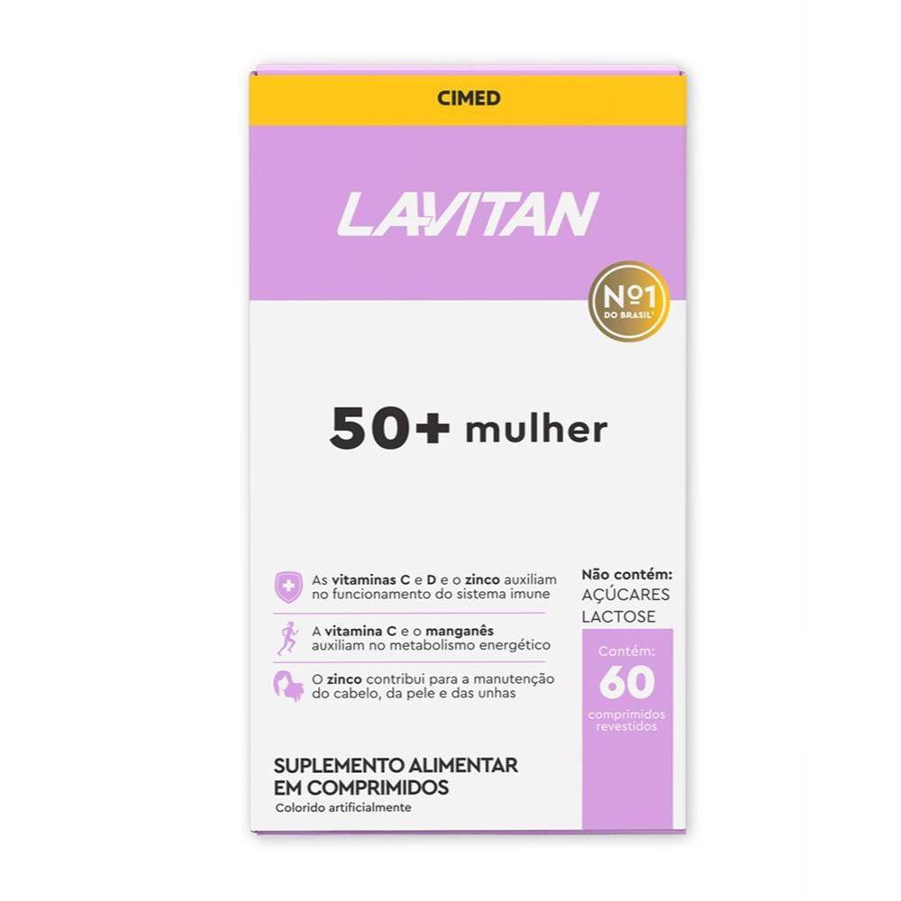 Suplemento Alimentar Suplemento Alimentar Lavitan 50+ Mulher 60 Comprimidos – foto na Shopee Brasil