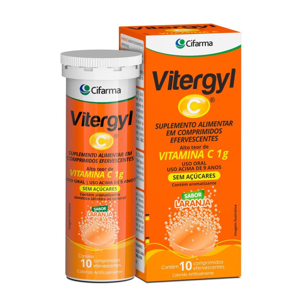 Suplemento Alimentar Suplemento Alimentar Vitamina C 1g Vitergyl C Laranja 10 Comprimidos Efervescentes – foto na Shopee Brasil