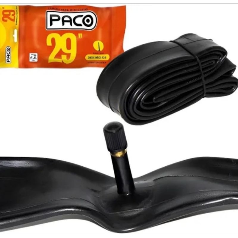 Câmara de bike aro bicicleta aro 29 Válvula Grossa Schrader 29x1.95/2.125 – foto na Shopee Brasil
