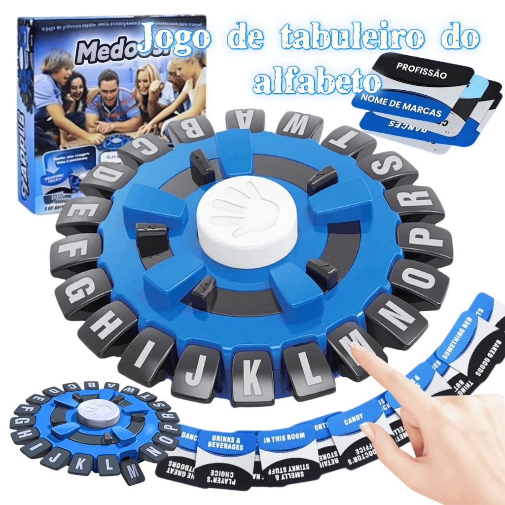 【Versão Portuguesa】Jogo De Tabuleiro De Palavras Jogo de Tabuleiro Rápido e Divertido - Jogo de Tabuleiro Quick Family – foto na Shopee Brasil