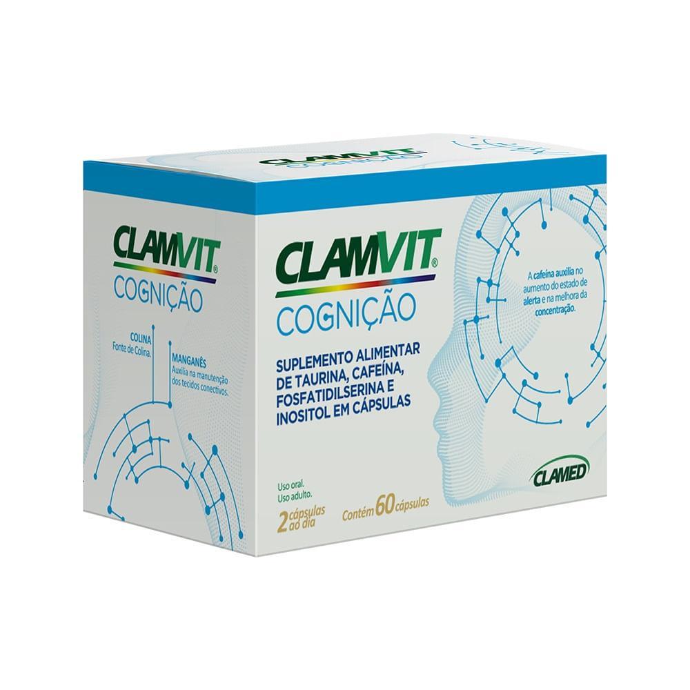 Suplemento Alimentar Suplemento Alimentar Clamvit Cognição 60 Cápsulas – foto na Shopee Brasil