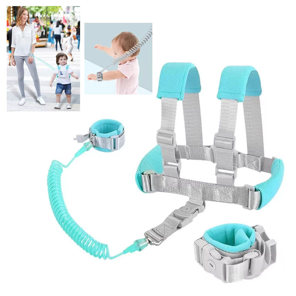 Coleira Anti-Perda 2em1 Infantil - Travas Segurança – foto na Shopee Brasil
