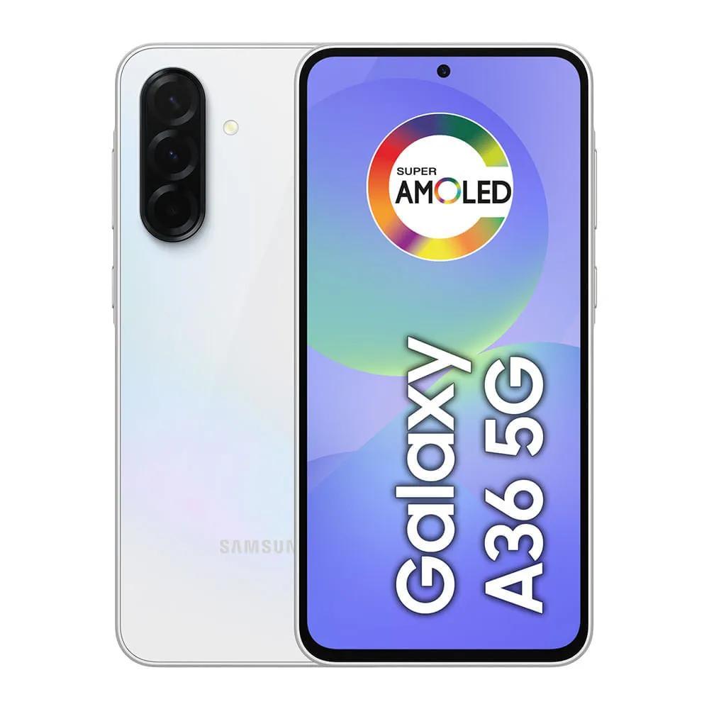 Smartphone Galaxy A36 5G, 256GB, Tela 6.7", Câmeras 50MB+8MP+5MP, Branco, SAMSUNG SAMSUNG – foto na Shopee Brasil